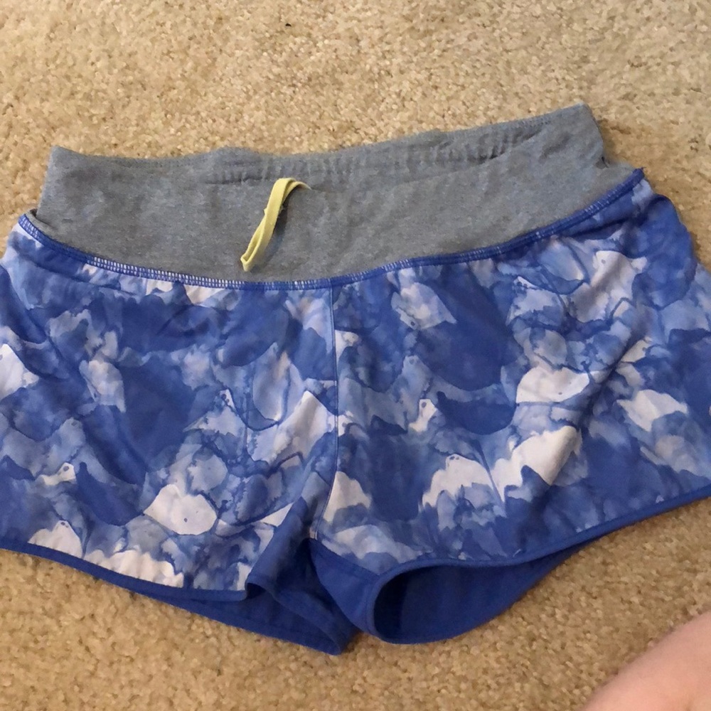Purplish/ blue athletic shorts